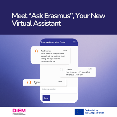 News item cover image with news title and screenshot of the virtual assistant