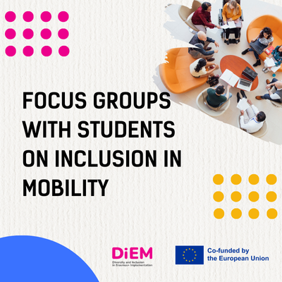 Poster announcing the focus group