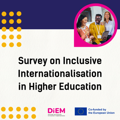 Poster announcing the launch of the survey