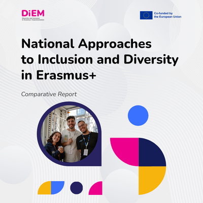 Cover of the report National Approaches to Inclusion and Diversity in Erasmus+